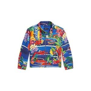 Polo Ralph Lauren Kids Multi Color Tropical Scene Zip Up Jacket Size 3T